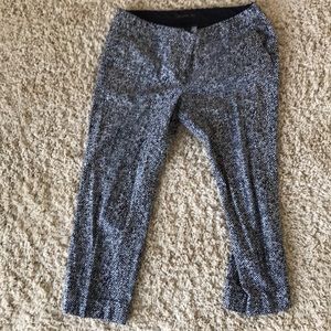Black & White Crop pants